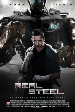 Постер к фильму "Живая сталь" Real Steel, 2011